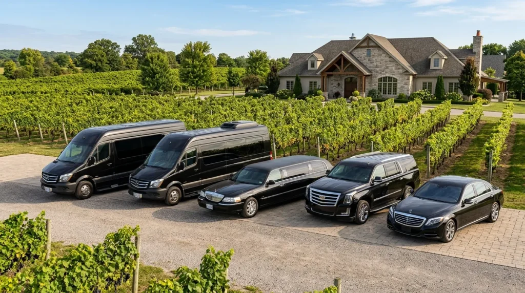 Luxury vehicles available for private Niagara-on-the-Lake winery tours